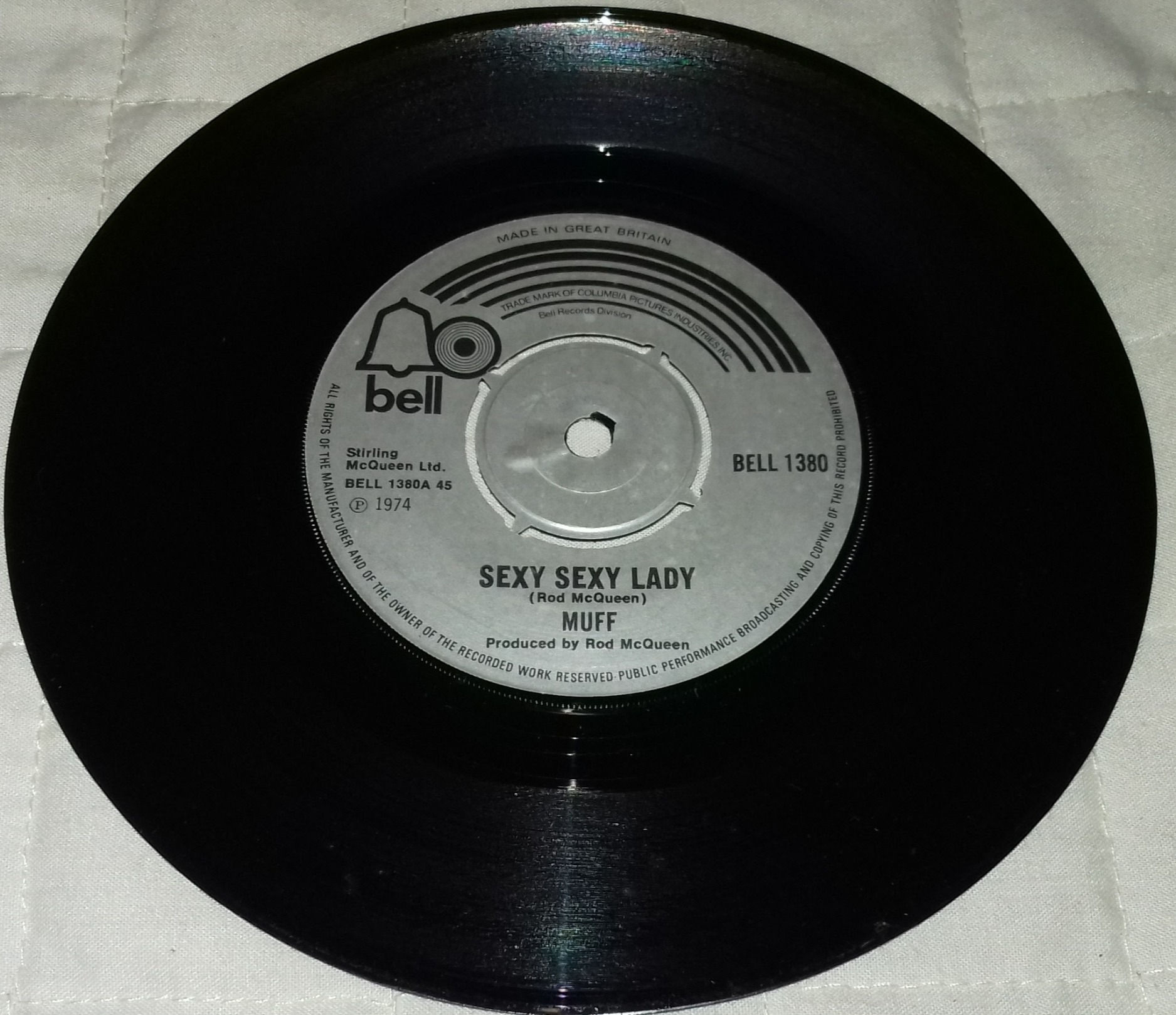 Muff - Sexy Sexy Lady (7") (Bell Records)