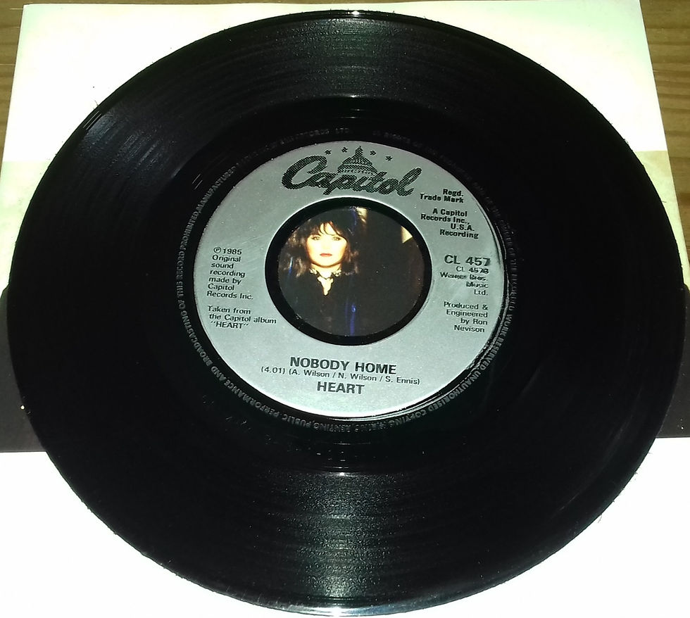 ภาพขนาดย่อ: Heart - Who Will You Run To (7", Single) (Capitol Records)