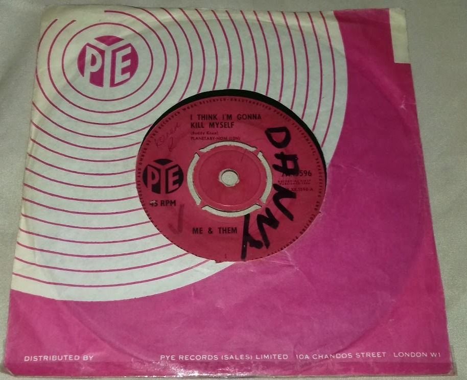 Me & Them* - I Think I'm Gonna Kill Myself / Feel So Good (7", Single) (Pye Rec