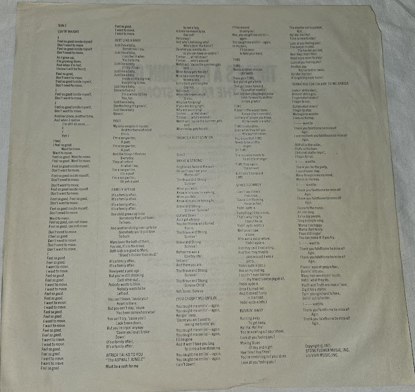 ภาพขนาดย่อ: Sly & The Family Stone - There's A Riot Goin' On (LP, Album, Gat) (Epic, Epic)