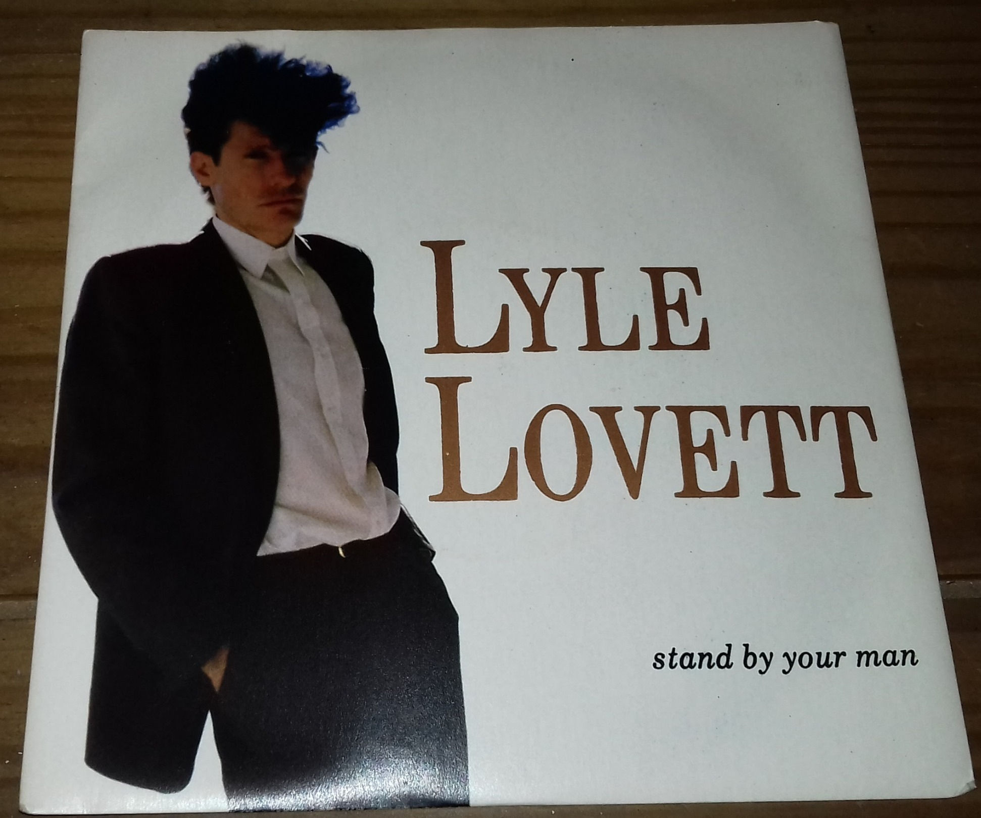 Lyle Lovett - Stand By Your Man (7") (MCA Records, Curb Records)