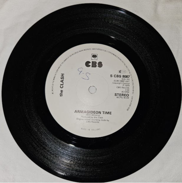 Pikkukuva: The Clash - London Calling / Armagideon Time (7", Single, Sol) (CBS)