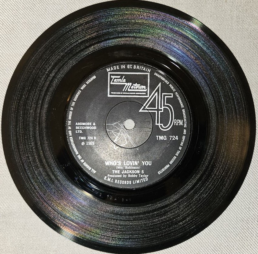 ภาพขนาดย่อ: The Jackson 5 - I Want You Back (7", Single, Sol) (Tamla Motown)