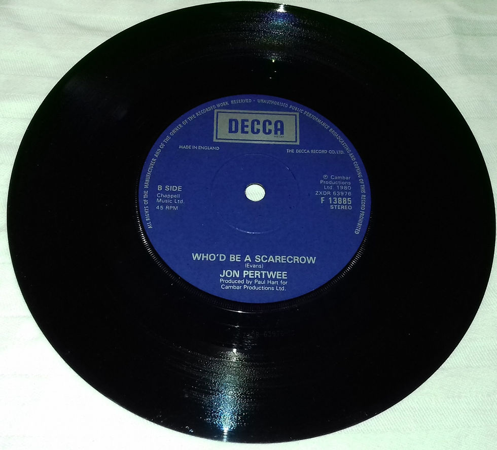 תמונה ממוזערת: Jon Pertwee - Worzel's Song (7", Single) (Decca)