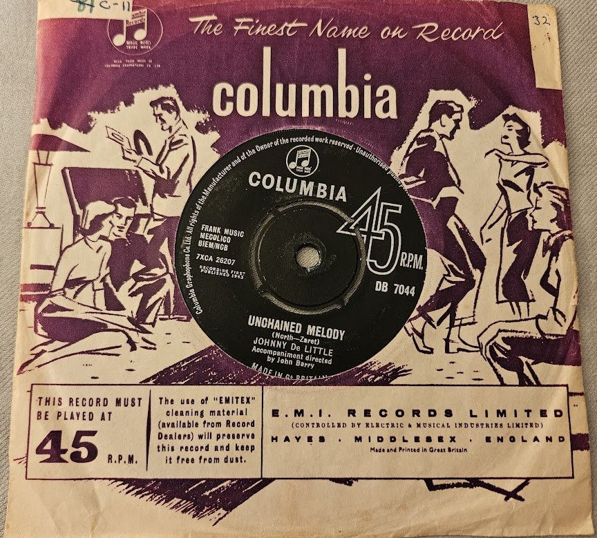 Johnny De Little - The Wind And The Rain (7", Single) (Columbia)