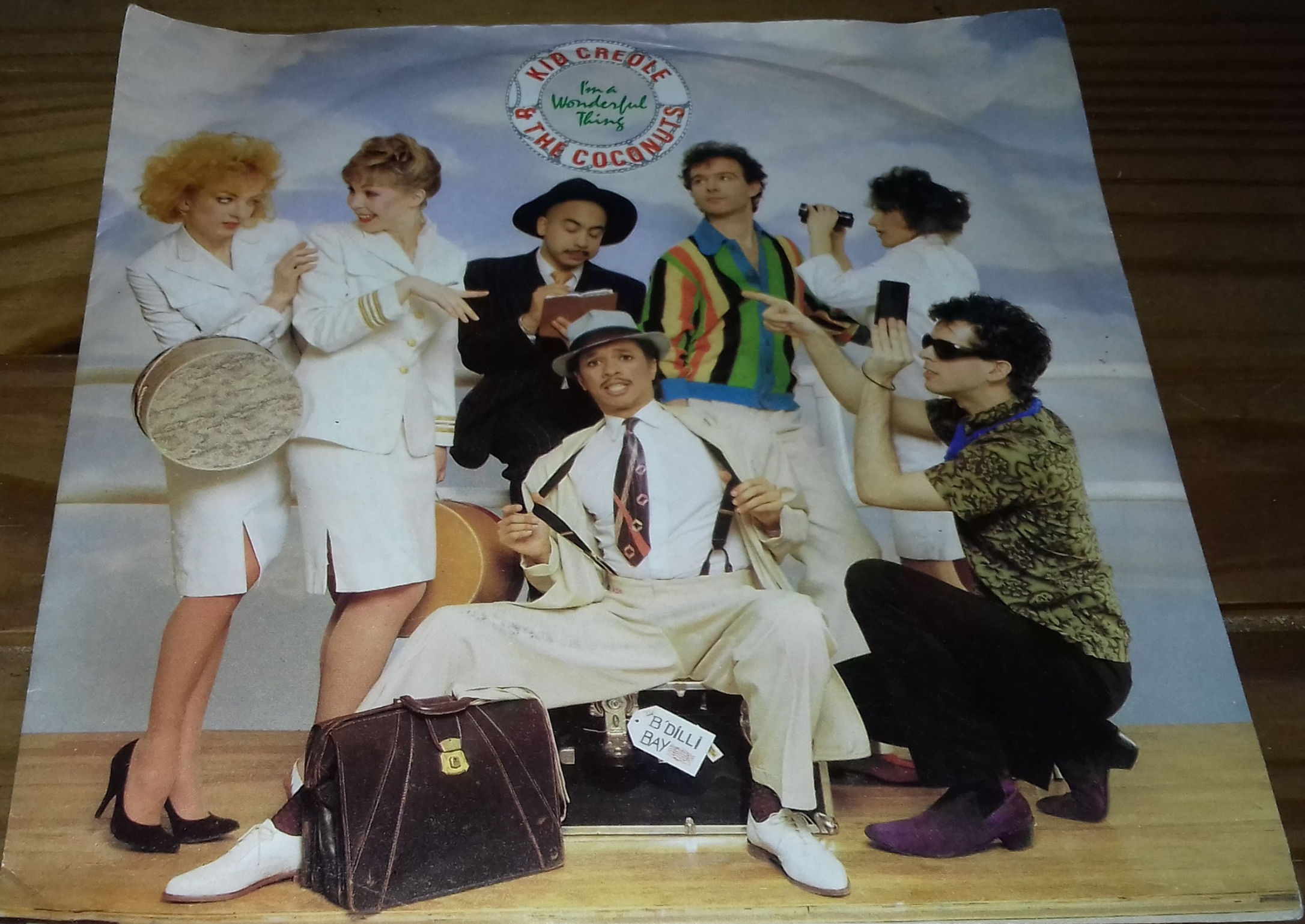 Kid Creole & The Coconuts* - I'm A Wonderful Thing (7", Single, Yel) (ZE Records