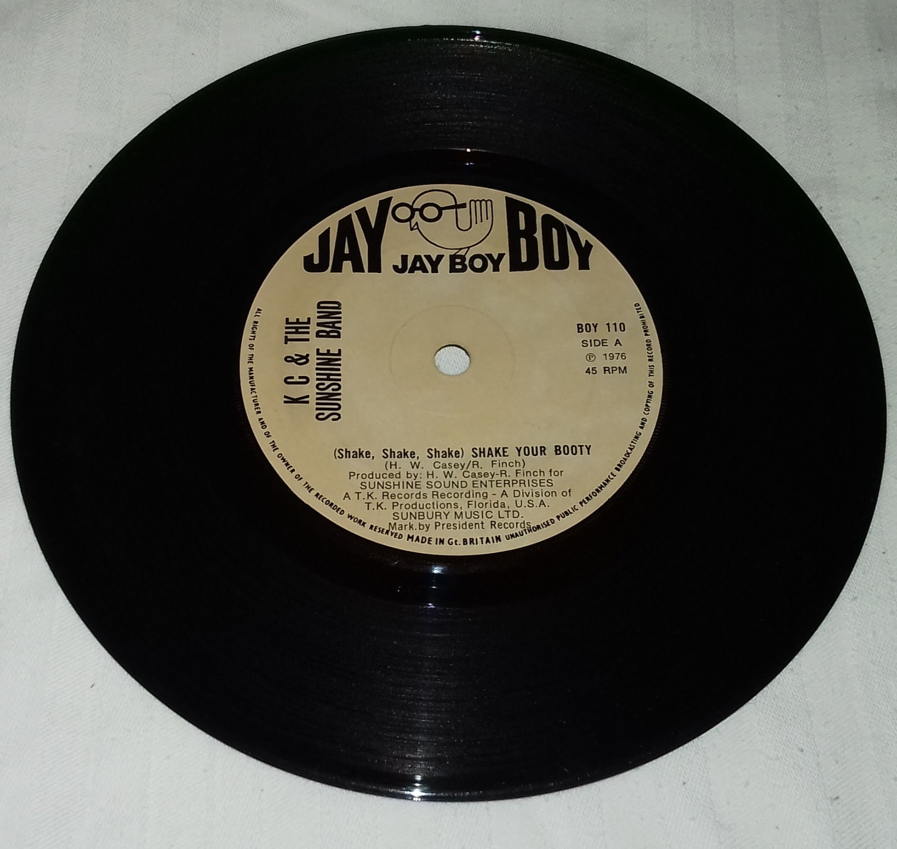 K C & The Sunshine Band* - (Shake, Shake, Shake) Shake Your Booty (7", Single, S