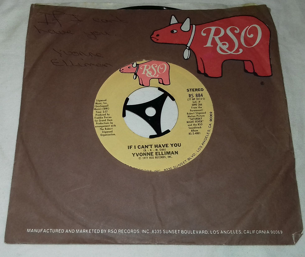Yvonne Elliman - If I Can't Have You (7", Styrene, Pit) (RSO)