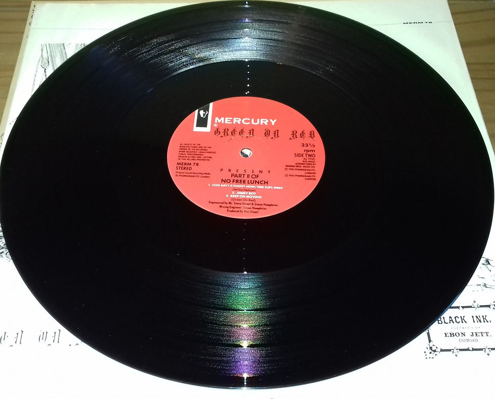 Miniatura: Green On Red - No Free Lunch (LP, Album) (Mercury)