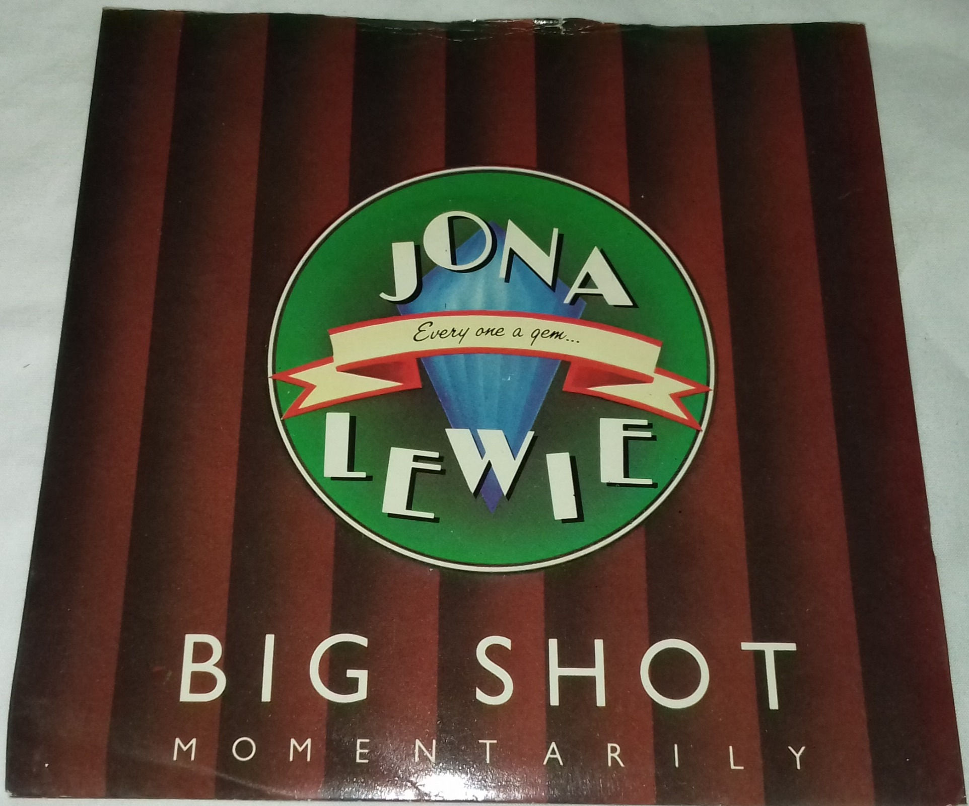 Jona Lewie - Big Shot - Momentarily (7") (Stiff Records)