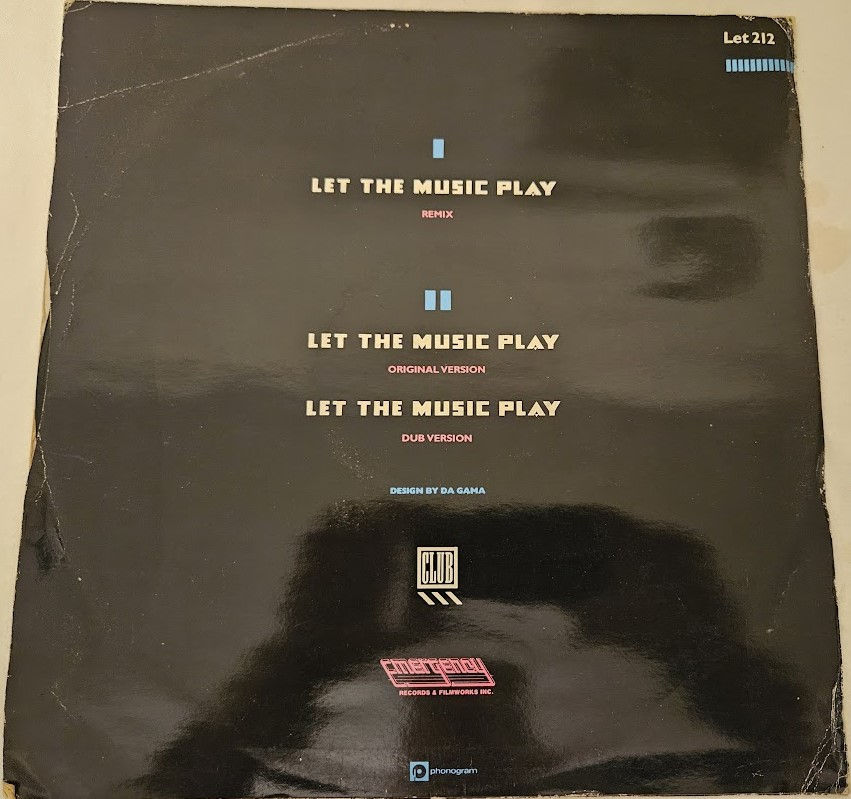 Miniature : Shannon - Let The Music Play (Remix) (12", Single) (Club)