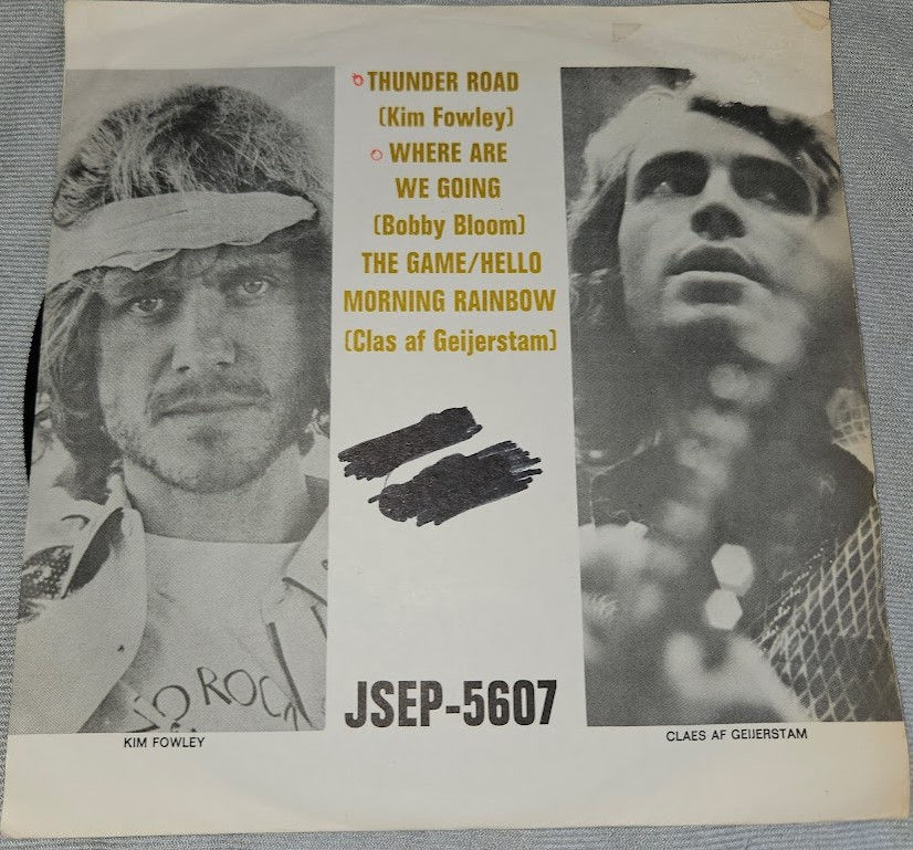 Kim Fowley / Bobby Bloom / Claes af Geijerstam - Untitled (7", EP) (JUKEbox)