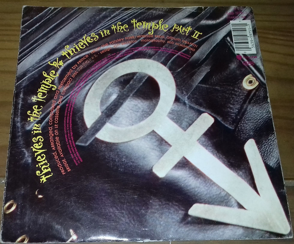 תמונה ממוזערת: Prince - Thieves In The Temple (7", Single, Sma) (Warner Bros. Records, Paisley