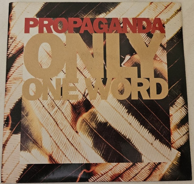 Propaganda - Only One Word (7", Single) (Virgin, Virgin)