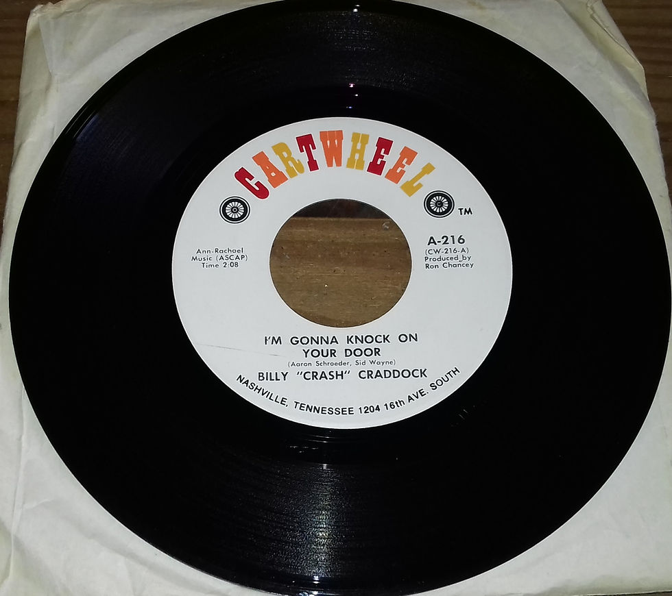 Billy 'Crash' Craddock - I'm Gonna Knock On Your Door (7") (Cartwheel)