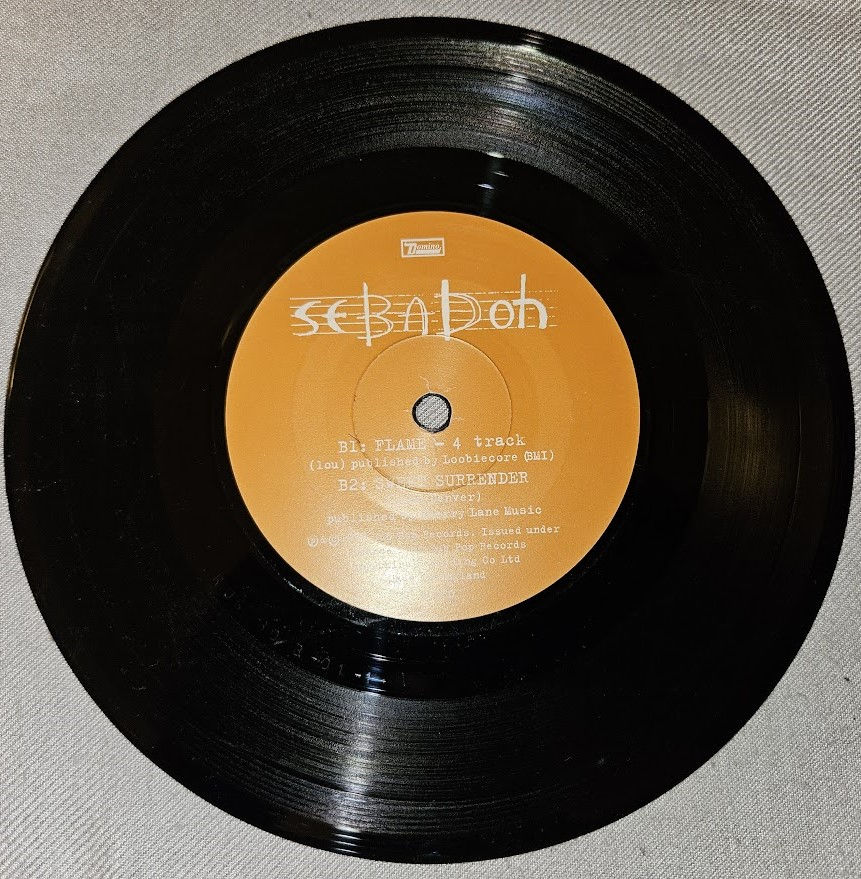 ภาพขนาดย่อ: Sebadoh - Flame (7", Single) (Domino)