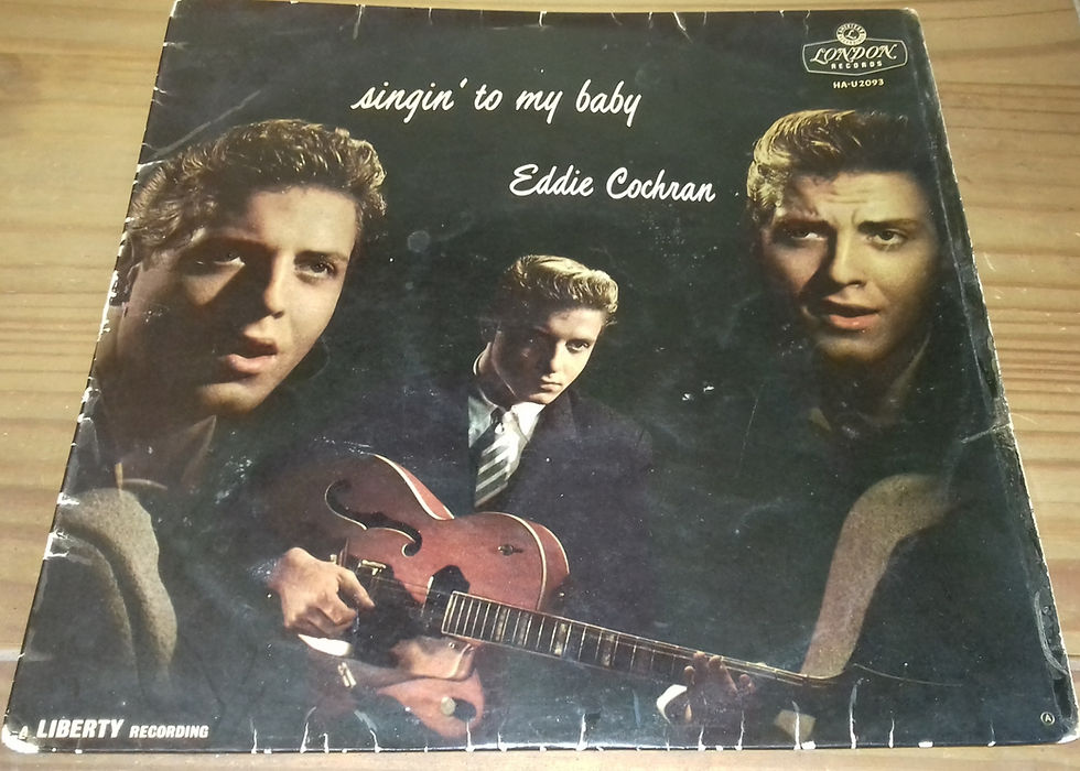 Eddie Cochran, The Johnny Mann Orchestra And Chorus - Singin' To My Baby (LP, A