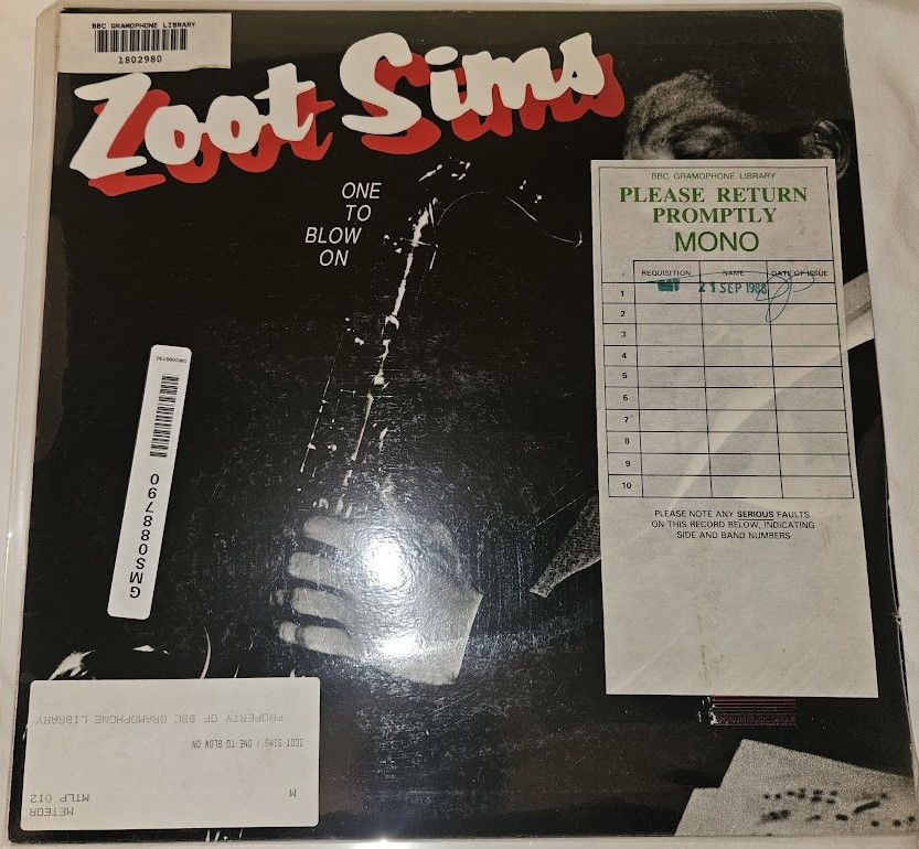 Zoot Sims - One To Blow On (LP, Album, RE) (The Magnum Music Group)