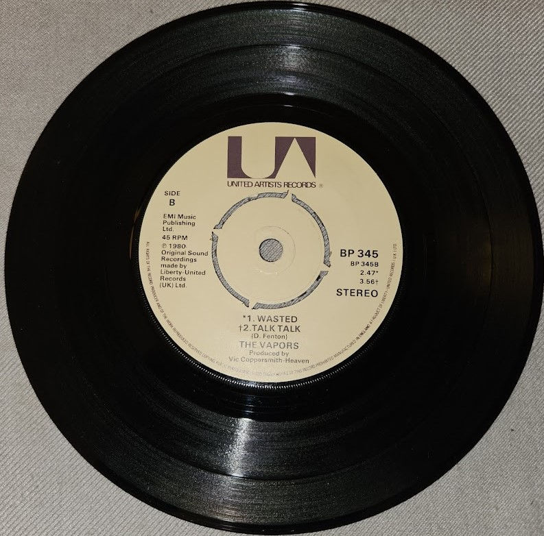 Miniature : The Vapors - News At Ten (7", Single) (United Artists Records, United Artists Re