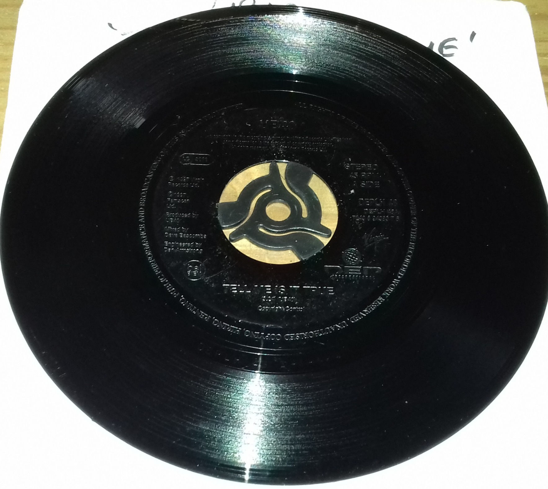 UB40 - Tell Me Is It True (7", Jukebox) (Dep International, Virgin)