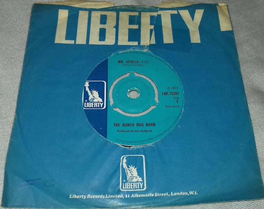 The Bonzo Dog Band* - Mr.Apollo (7", Single) (Liberty)