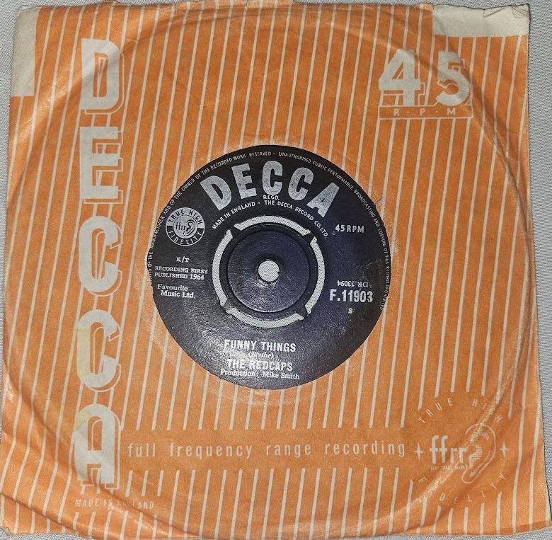The Redcaps - Funny Things (7") (Decca)