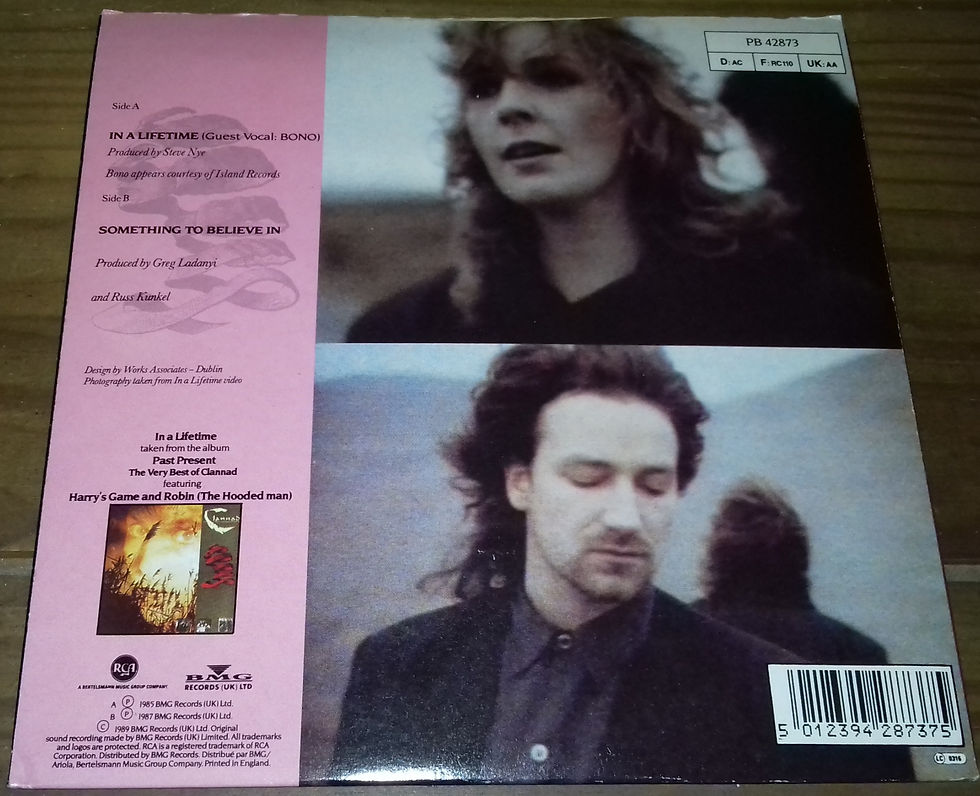 Miniature : Clannad - In A Lifetime (7", Single, RE) (RCA)