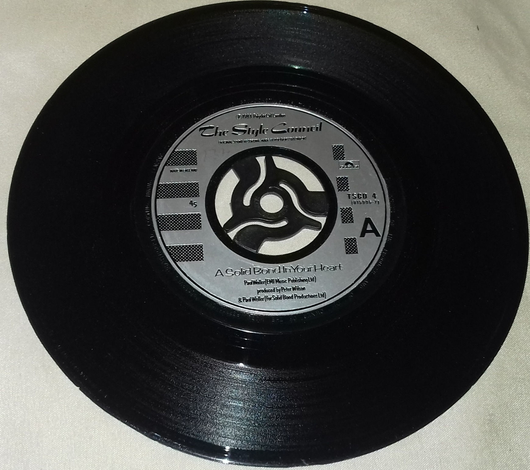 The Style Council - A Solid Bond In Your Heart (7", Single, Juk) (Polydor, Polyd