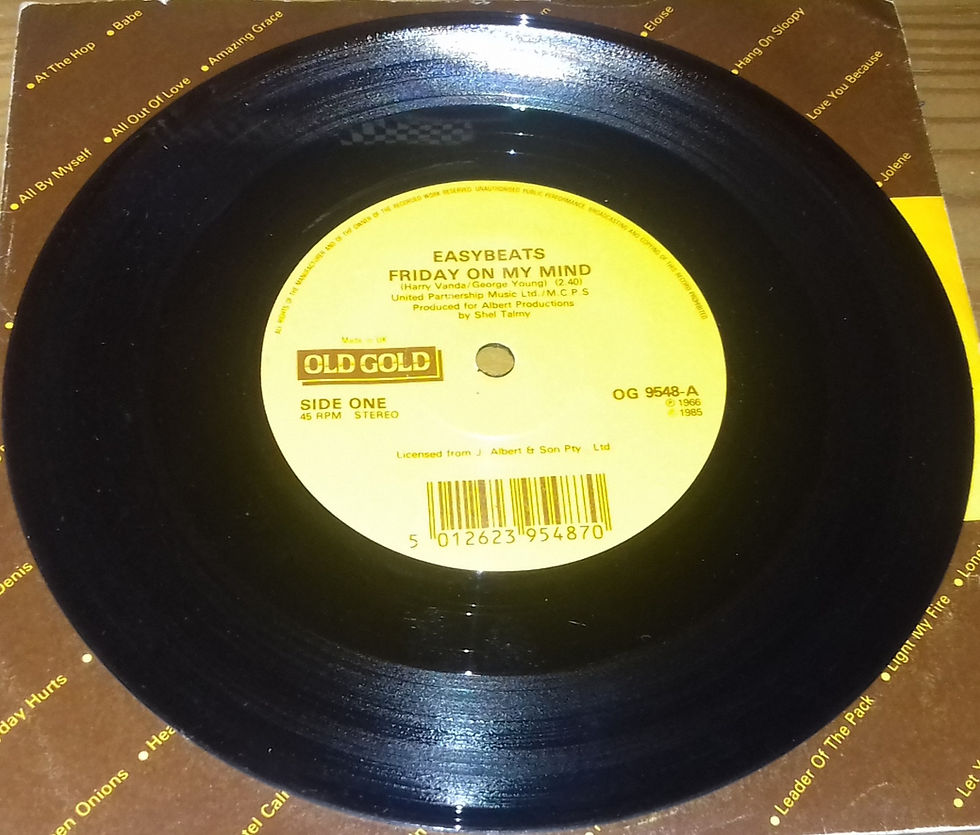 The Easybeats - Friday On My Mind / Hello How Are You (7", Mono, Com) (Old Gold