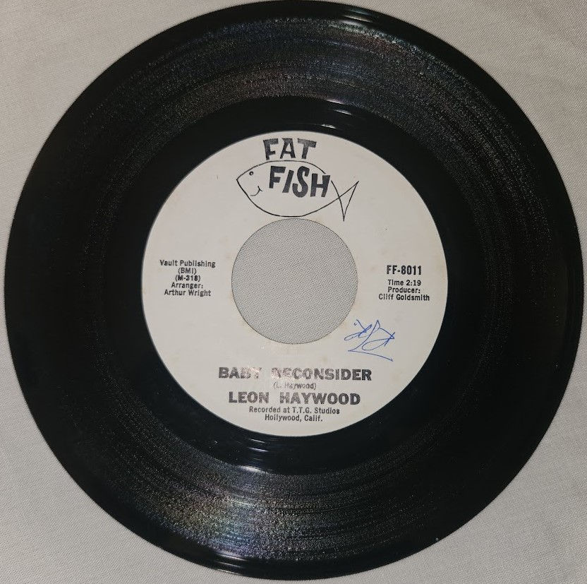 Leon Haywood – Baby Reconsider / Goin' Back To New Orleans (7") (Fat Fish)