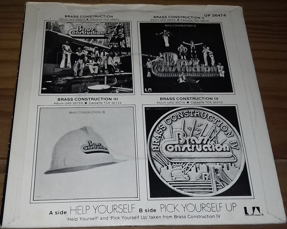 Miniatyrbild: Brass Construction - Help Yourself / Pick Yourself Up (7") (United Artists Recor