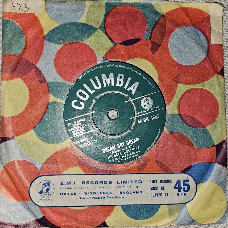 Michael Holliday - Dream Boy Dream (7") (Columbia)