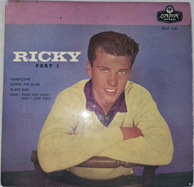 Ricky Nelson - Ricky Part 1 (7", EP, Tri) (London Records, London Records)
