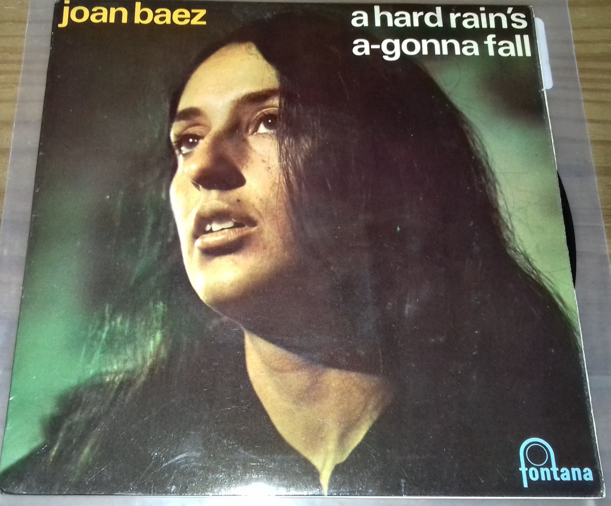 Joan Baez - A Hard Rain's A-Gonna Fall (7", EP) (Fontana)