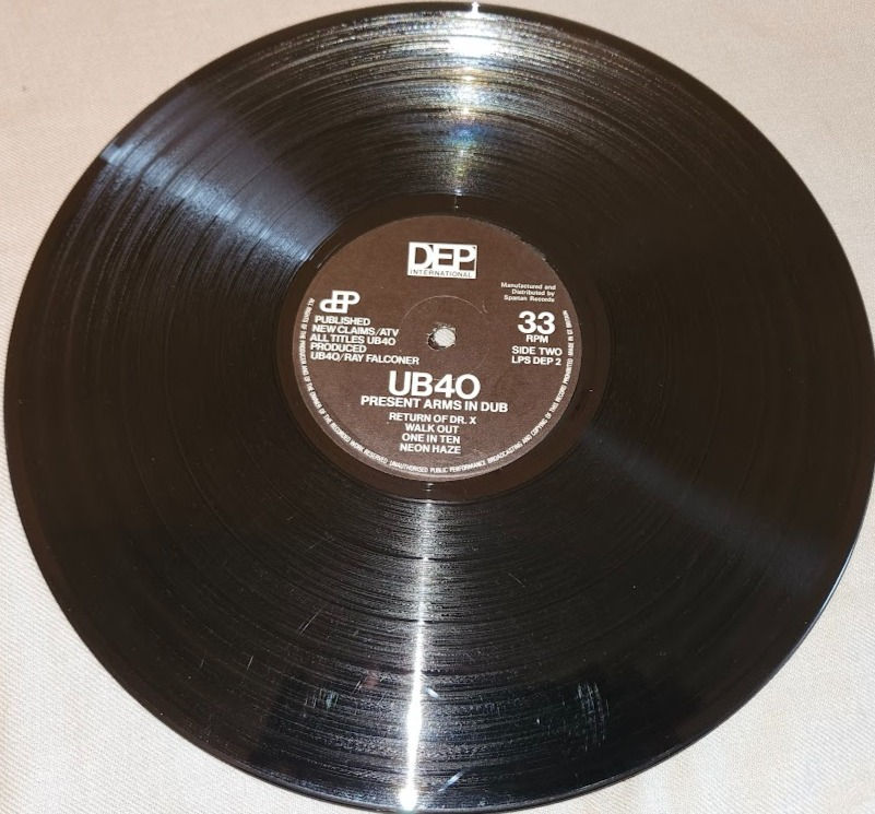 Thumbnail: UB40 - Present Arms In Dub (LP, Album, Bla) (DEP International)