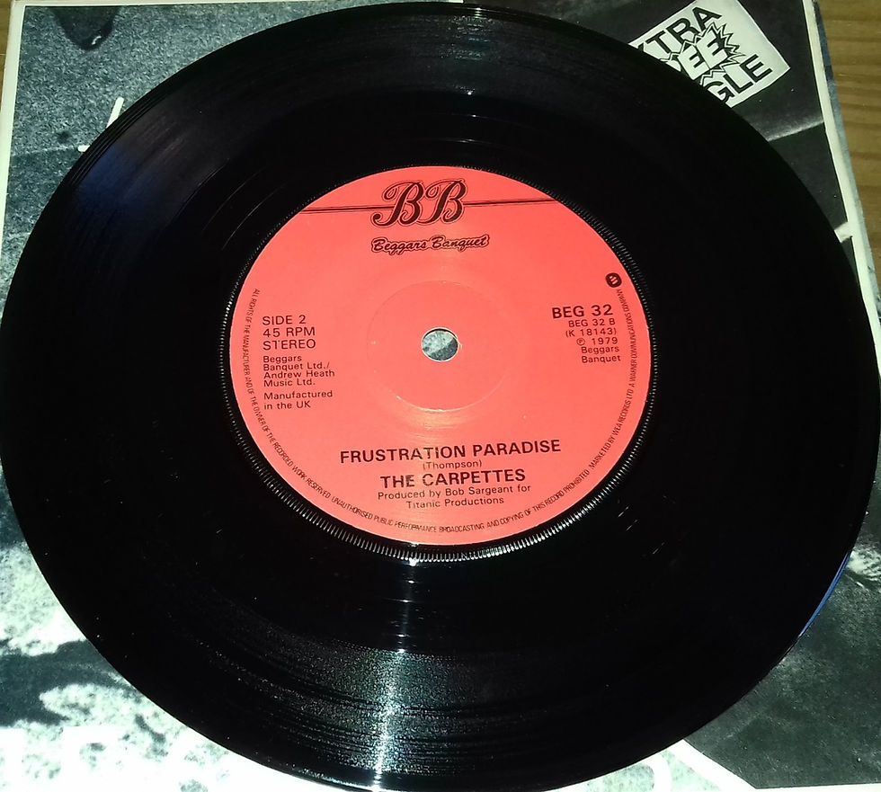 Thumbnail: The Carpettes - Johnny Won't Hurt You (2x7", Single) (Beggars Banquet, Beggars B