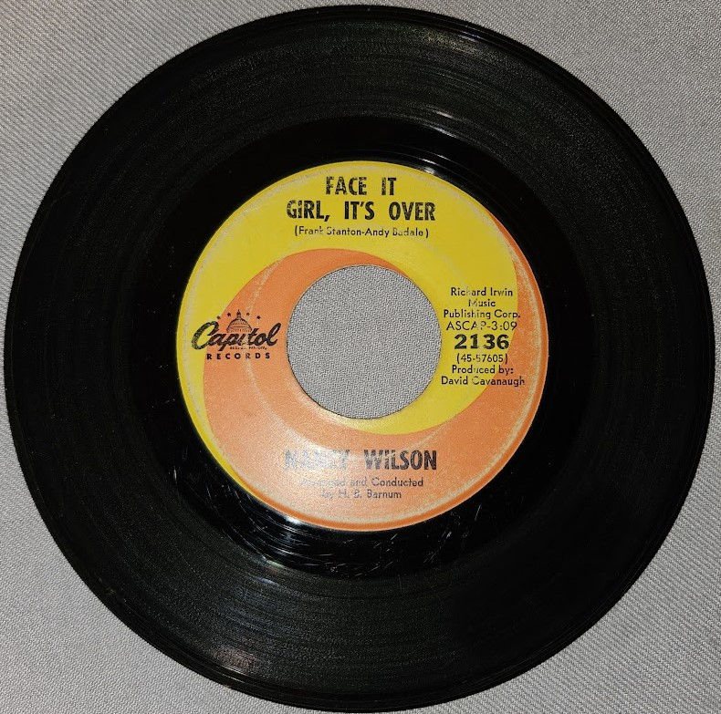 Nancy Wilson - Face It Girl, It's Over / The End Of Our Love (7", Single, Scr) (