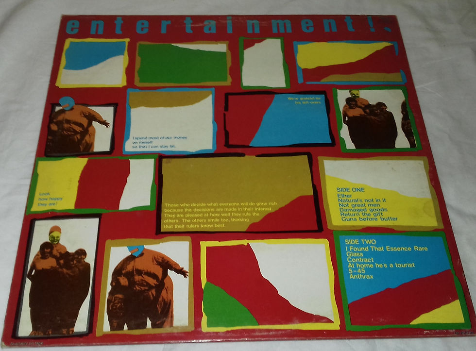 Miniatyrbild: Gang Of Four - Entertainment! (LP, Album, Red) (EMI, EMI)