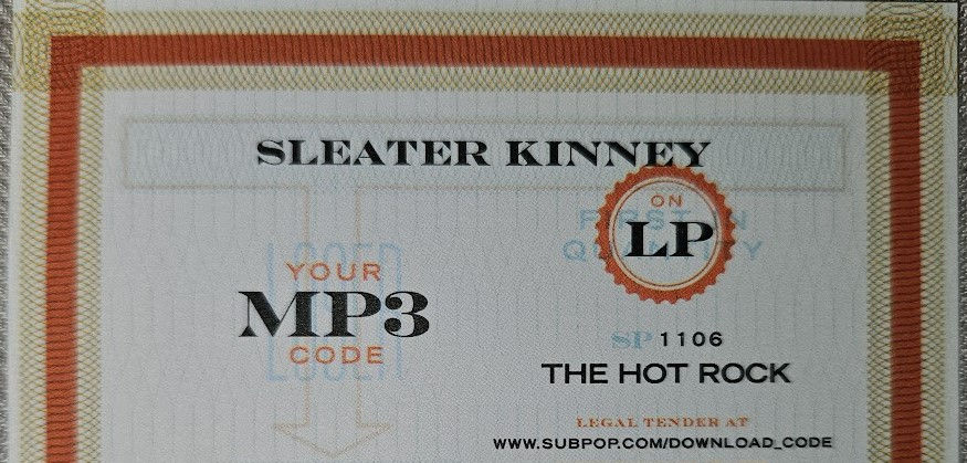 Thumbnail: Sleater-Kinney - The Hot Rock (LP, Album, RE, RM) (Sub Pop)
