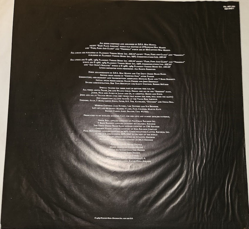 ภาพขนาดย่อ: Elvis Costello - Spike (LP, Album, TEL) (Warner Bros. Records, Warner Bros. Reco