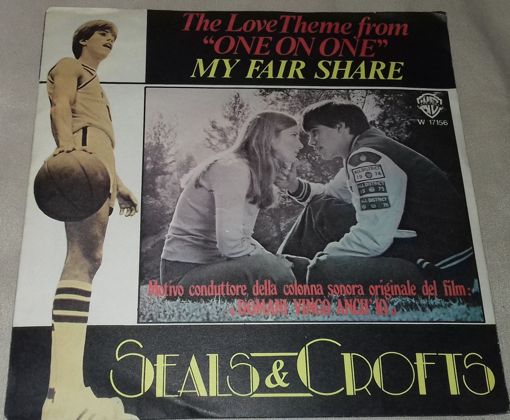 Seals & Crofts - My Fair Share (The Love Theme From "One On One") (7") (Warner B