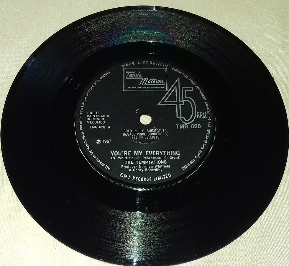 The Temptations - You're My Everything / I've Been Good To You (7", Sol) (Tamla