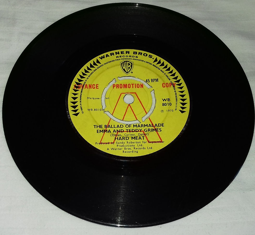 Hard Meat - The Ballad Of Marmalade Emma And Teddy Grimes (7", Single, Promo) (W