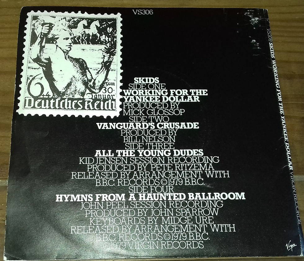 Pikkukuva: Skids - Working For The Yankee Dollar (2x7", Single, Ltd) (Virgin, Virgi