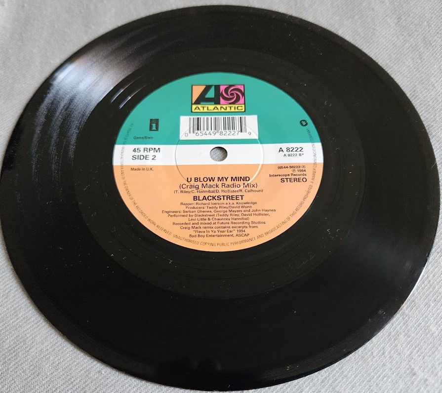 Miniatyrbild: Blackstreet - U Blow My Mind (7") (Atlantic)