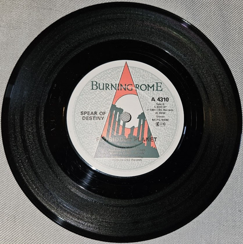 Miniature : Spear Of Destiny - Liberator (7", Single) (Burning Rome Records)