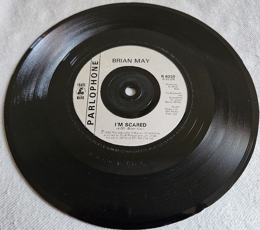 Thumbnail: Brian May - Too Much Love Will Kill You (7", Single) (Parlophone, Parlophone)