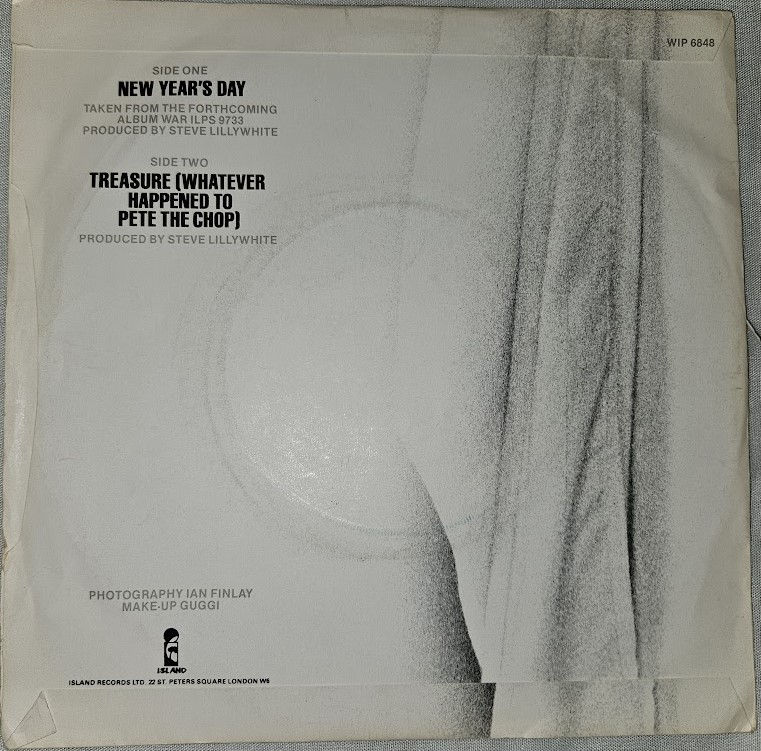 サムネイル： U2 - New Year's Day (7", Single, 4-p) (Island Records)