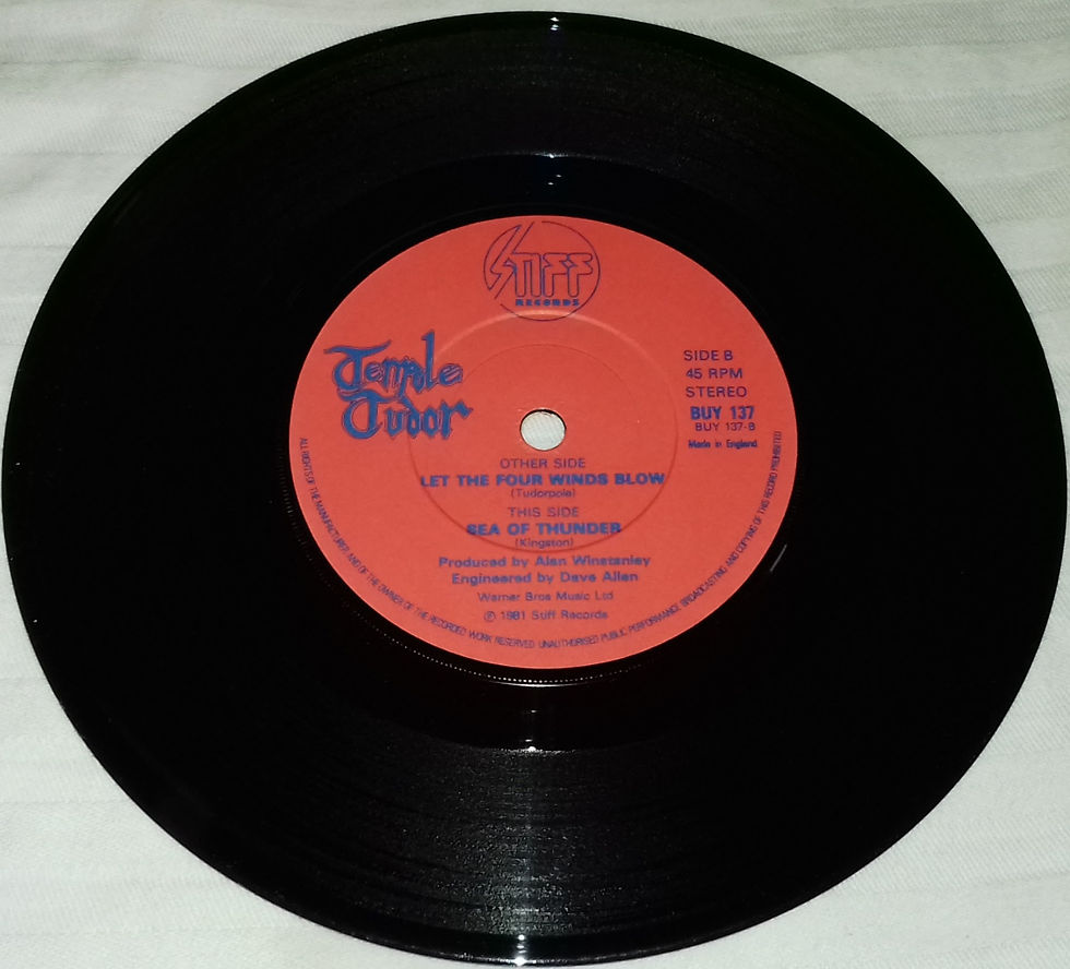 Miniature : Tenpole Tudor - Let The Four Winds Blow (7", Single) (Stiff Records, Stiff Recor