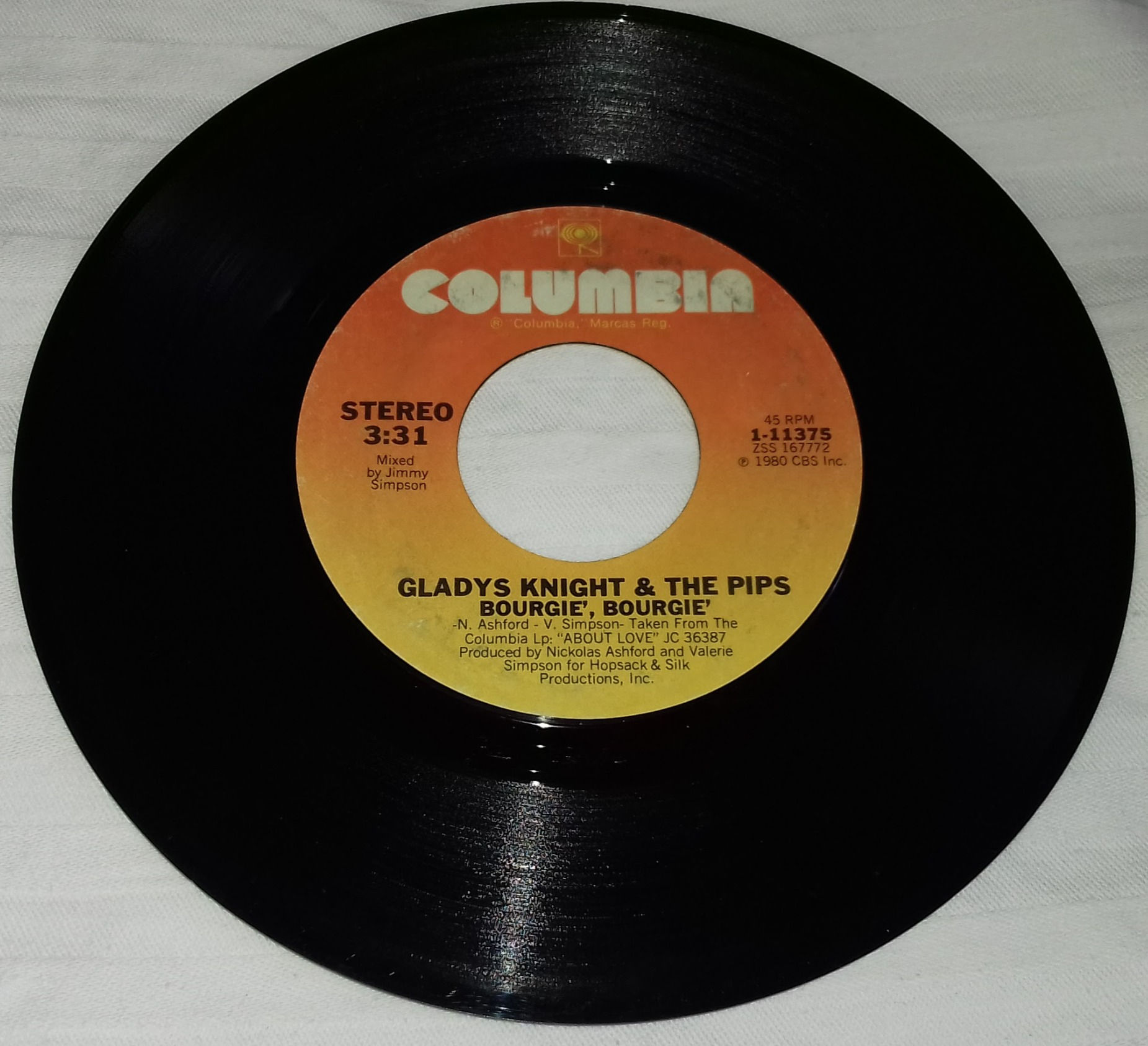 Gladys Knight & The Pips* - Bourgie', Bourgie' / Get The Love (7", Single, Styr